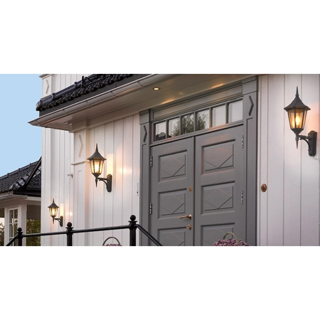 MODENA 351 BLACK E27 LED 9W ON ARM DOWN