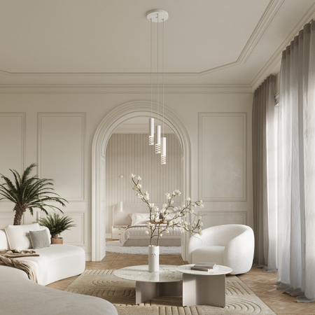 Sollux Lighting Lampa wisząca LAMI 2 biały SL.1687