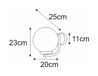 Kinkiet ANA Kaja K-LP270A chrom
