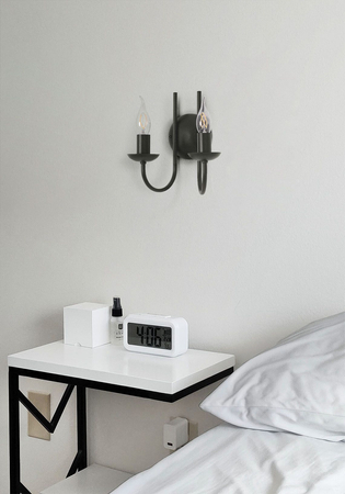 Kinkiet HARIS Kaja K-4973 czarny