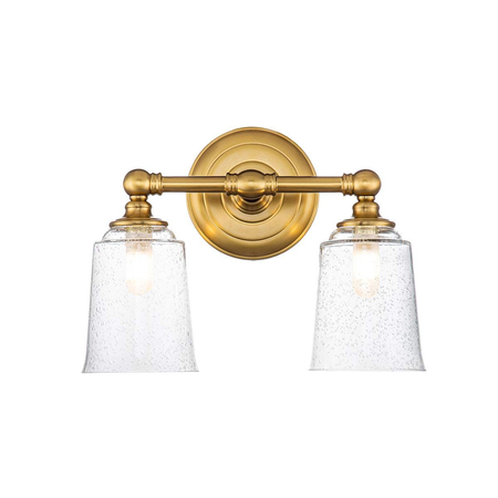 Kinkiet Elstead Lighting Huguenot Lake mosiądz FE-HUGOLAKE2BATH-BB