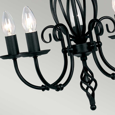 Żyrandol Elstead Lighting Artisan czarny ART5-BLACK