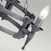 Żyrandol Elstead Lighting Saxon patyna SAX3-BLK-SIL