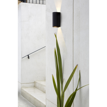 Kinkiet zewnętrzny Astro Dunbar 255 LED 1384005 Czarny z Teksturą