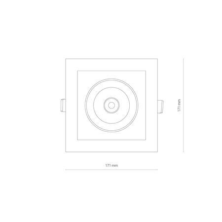 Oprawa wpuszczana CL DIA LED 30W Nowodvorski 8718 biały