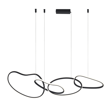 Lampa wisząca Italux PND-22412-S4-BK Czarny