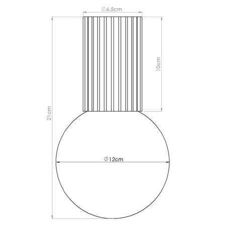 Sollux Lighting Plafon HALO ochra czerwona IP44 SL.1728