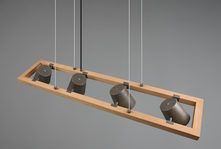 Lampa wisząca Trio 301900467 srebrny