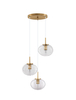 Lampa wisząca Luces Exclusivas HAINA złoty LE42646