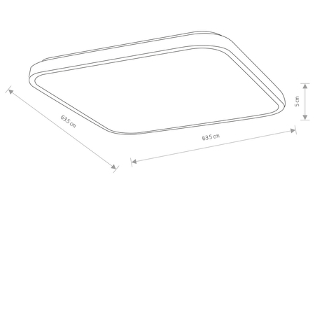 Plafon Nowodvorski AGNES LED 10988 Czarny