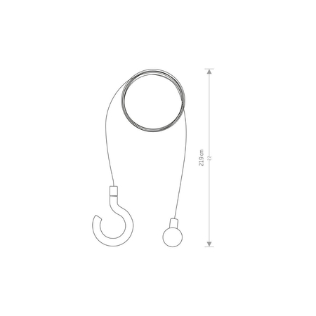 Zestaw do zawieszenia Nowodvorski 8107 do lampy Picnic LED