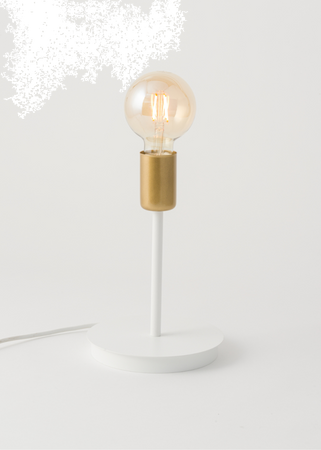 Sigma 50317 GINO lampka biurkowa biały złoty