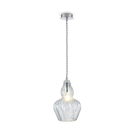Lampa wisząca Maytoni Eustoma MOD238-PL-01-TR Nickel