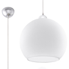 Sollux Lighting Lampa wisząca BALL biała SL.0256