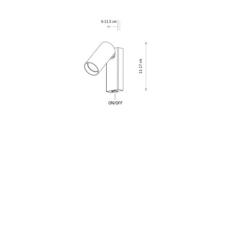 Kinkiet Nowodvorski FOURTY 11766 Umbra gray