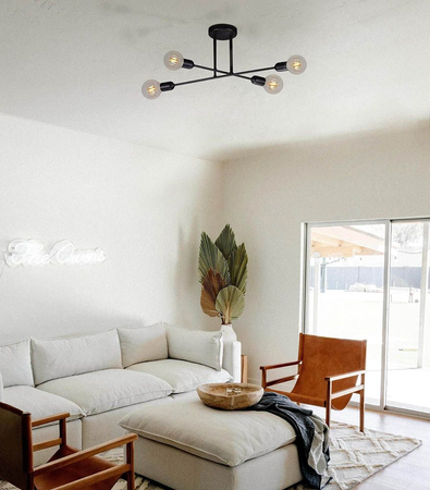 Lampa sufitowa SITYA BLACK Kaja K-4382 czarny