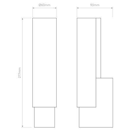 Kinkiet Astro Kyoto LED 1060017 Matowy Czarny