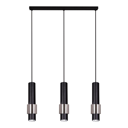 Lampa wisząca NIKOS Kaja K-4714 czarny/chrom