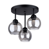 Sollux Lighting Żyrandol ALINO 3 czarny SL.1140