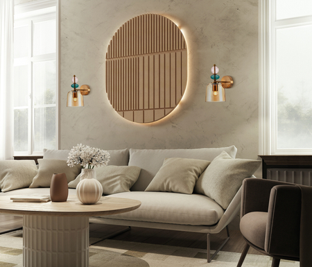 Kinkiet Italux Namos WL-27092A-MC-BRO Mosiądz