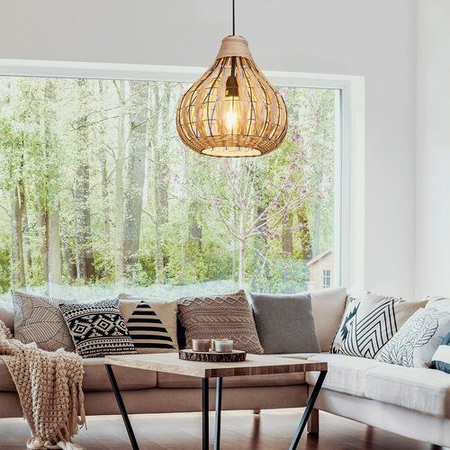 Lampa wisząca Rabalux Zahara 7604 naturalny