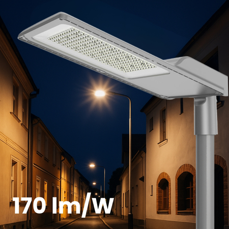 Lampa uliczna LED Greenie Atria z regulowaną mocą 40-100W 170lm/W Sosen Driver 4000K