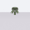 Sollux Lighting Plafon RING 3P zielony oliwkowy SL.1503