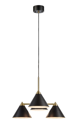 Lampa wisząca Markslöjd KLINT 108076 czarny/złoty