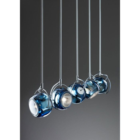 Lampa wisząca Fabbian D57A1131 Beluga Colour Blu Scuro