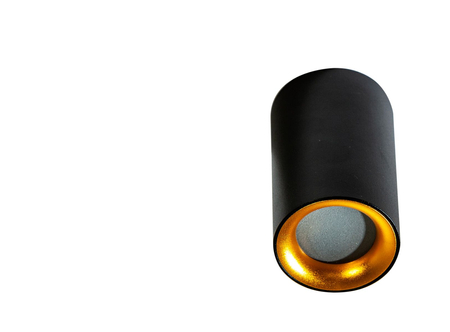 Spot EIGER IP54 BK/GO Azzardo AZ4261 czarny/złoty