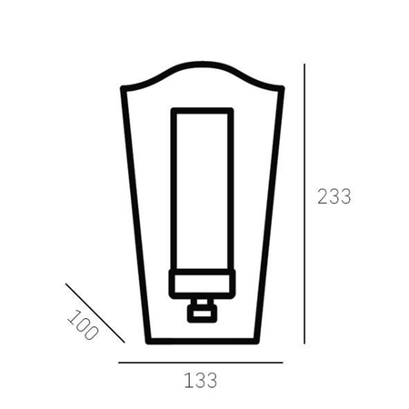 Cosmo Light Kinkiet DUBLIN W01155CH