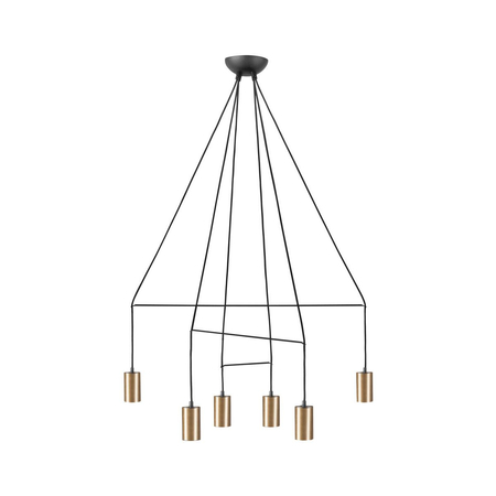 Lampa wisząca IMBRIA Nowodvorski 7956 mosiądz