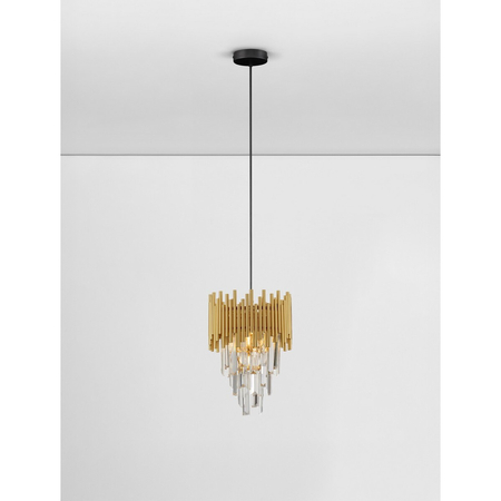 Lampa wisząca Luces Exclusivas PELAVRO LE45107 złoty i odcienie złota, czarny