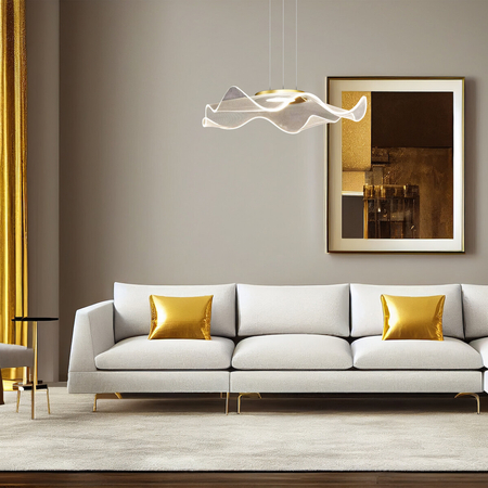 Milagro Lampa wisząca LARGO 16W LED ML1042 ZŁOTY