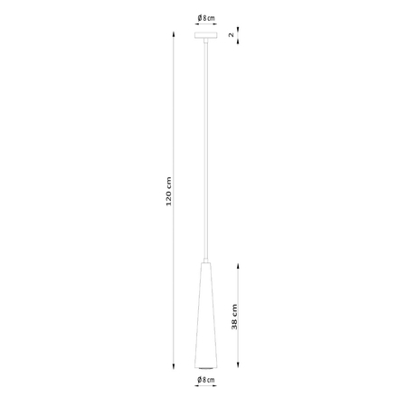 Sollux Lighting Lampa wisząca SULA 1 naturalne drewno SL.1100