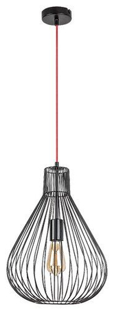 Lampa wisząca Rabalux Zille 4754 czarny matowy