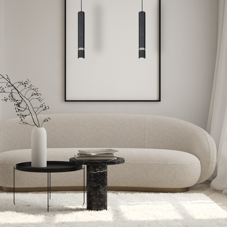 Milagro Lampa wisząca JOKER INOX 1xGU10 MLP9673 SREBRNY