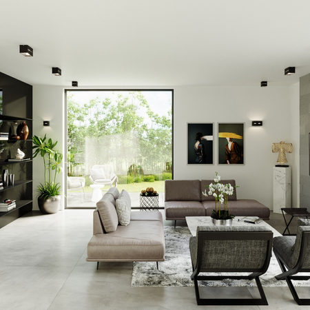 Sollux Lighting Kinkiet LOBO MAXI czarny SL.0530