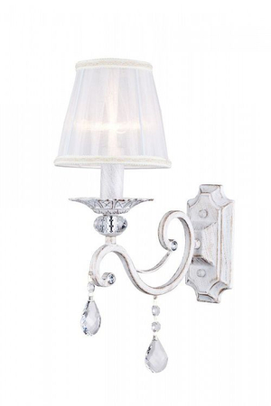 Kinkiet Maytoni ARM247-01-G Grace - Biały z dodatkiem złota