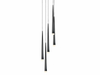 Lampa wisząca STYLO 5 BLACK Azzardo AZ0119 black / chrome