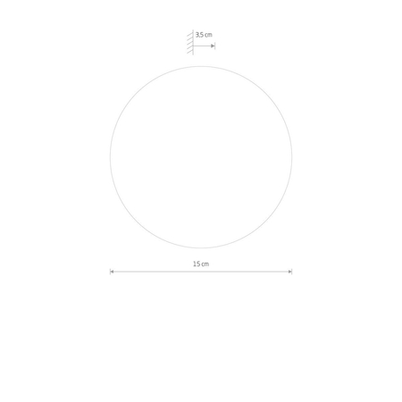 Kinkiet RING WOOD LED S Nowodvorski 10280 złoty