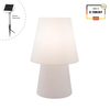 Lampa solarna No.1 zewnętrzna ogrodowa przenośna 2900K Biała ciepła 60cm, biała 32524S