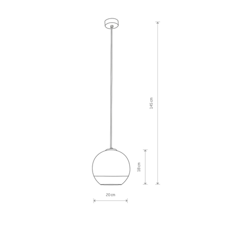 Lampa wisząca GLOBE PLUS S Nowodvorski 7605 chrom