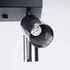 Sollux Lighting Plafon WINX 4 czarny/chrom SL.1370