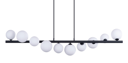 Lampa wisząca SYBILLA 10 PENDANT BK Azzardo AZ4404 white / black