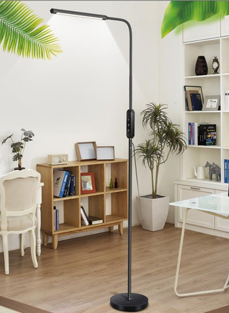 Lampa podłogowa LED Abigali Hose z pilotem