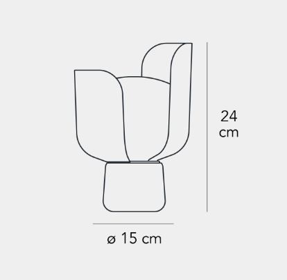 Lampa stołowa Fontana Arte F425305350VINE Blom