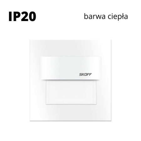 Oprawa schodowa led Skoff Tango Biała Biała ciepła IP20