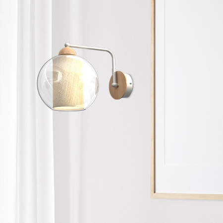 Milagro Kinkiet TELA 1xE27 MLP7954 BIAŁY