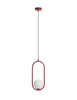 Lampa wisząca RIVA RED WINE Aldex 1086G15 bordowy